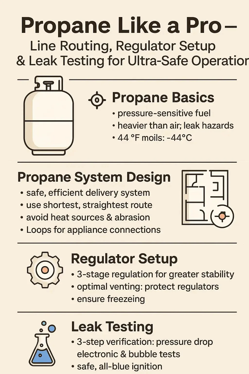 propane regulator leak test