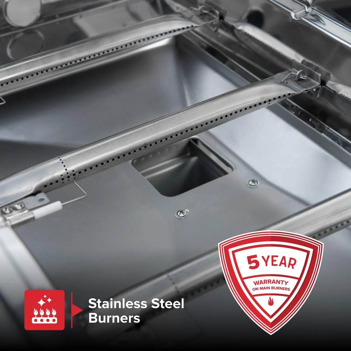 stainless steel burner ports