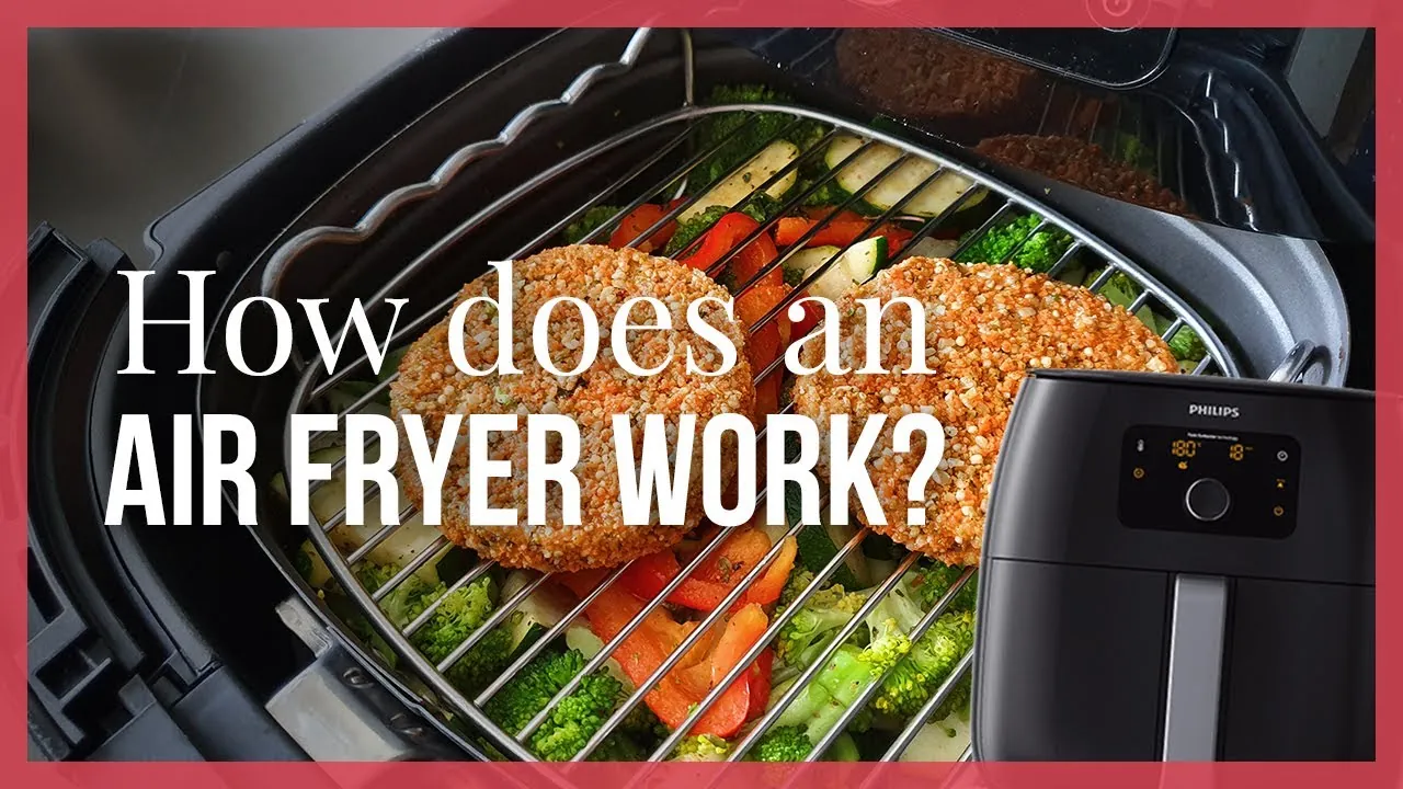 Basket air fryer beside a larger air fryer oven on a kitchen counter